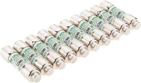 Value Collection - 300 VDC, 600 VAC, 3 Amp, Time Delay General Purpose Fuse - 300 at AC kA Rating - Makers Industrial Supply