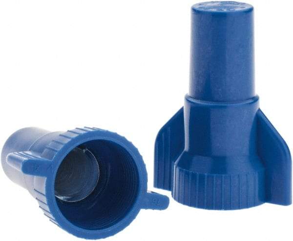 Value Collection - 12 to 6 AWG, Wing Twist on Wire Connector - Blue - Makers Industrial Supply