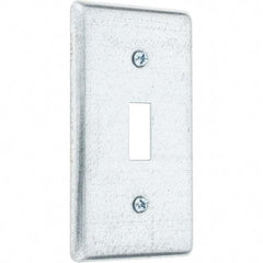 Value Collection - Electrical Outlet Box Steel Box Cover - Makers Industrial Supply