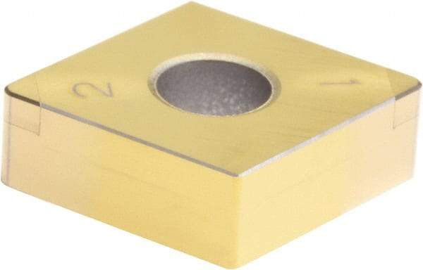 Sumitomo - 2NC-CNGA432 Grade BNC300 PCBN Turning Insert - TiN Finish, 80° Diamond, 1/2" Inscr Circle, 3/16" Thick, 1/32" Corner Radius - Makers Industrial Supply