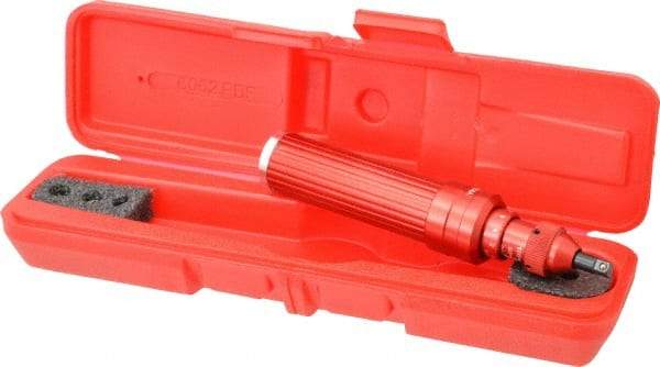 Proto - 20 to 100 In/Oz, Certified Adjustable Torque Limiting Screwdriver - 6-1/2" OAL, 1/4" Drive, 2 In/oz Graduation - Makers Industrial Supply