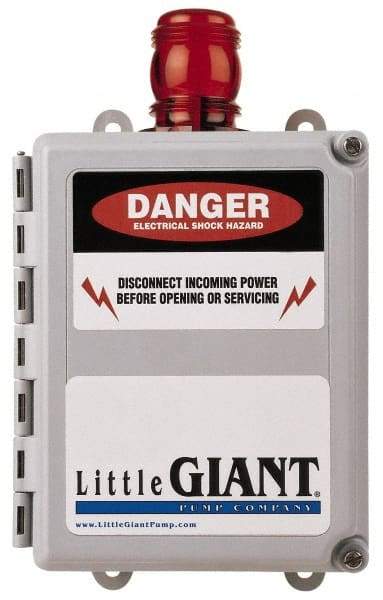 Little Giant Pumps - High-Water Alarms Voltage: 200-240 Material: PVC - Makers Industrial Supply