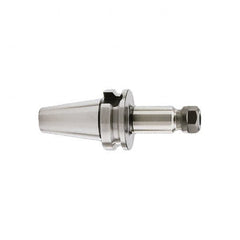 HAIMER - 0.04" to 0.63" Capacity, 6.3" Projection, BT50 Taper Shank, ER25 Collet Chuck - 0.0001" TIR, Through-Spindle - Exact Industrial Supply