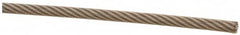 Loos & Co. - 1/8" x 3/32" Diam, Aircraft Cable - 920 Lb Breaking Strength, Material Grade 304 Stainless, 7 x 7 Strand Core, Nylon Coating - Makers Industrial Supply