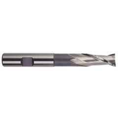 1/8″ × 3/8″ × 3/8″ × 2 9/16″ 2 Flute Single End HSS Finishing Center Cutting End Mill-Uncoated Series/List #1899 - Makers Industrial Supply