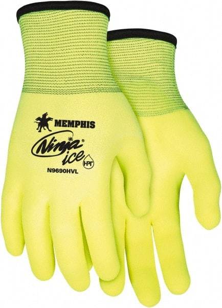 MCR Safety - Size M (8) Latex Coated Nylon Work Gloves - Palm & Fingers Coated, Paired - Makers Industrial Supply