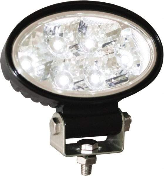 Buyers Products - 12 to 24 Volt, Clear Flood Beam Light - 1.5 Amps, 1,350 Lumens, 6 LED Lamp - Makers Industrial Supply