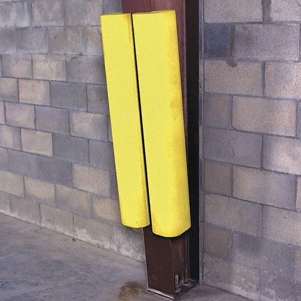 UltraTech - 42" Long, Polyethylene Corner Protector - Yellow - Makers Industrial Supply