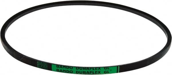 Bando - Section 5L, 21/32" Wide, 56" Outside Length, V-Belt - Rubber Compound, Black, Fractional HP, No. 5L560 - Makers Industrial Supply