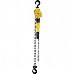 OZ Lifting Products - 3,000 Lb Capacity, 15' Lift Height, Chain Lever Hoist with Overload Protection - Makers Industrial Supply