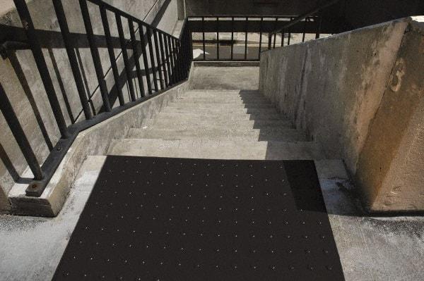 UltraTech - 2 Ft. Long x 2 Ft. Wide, Urethane Surface, Molded Bubble Entrance Matting - Outdoor, Heavy Traffic, Urethane, Black - Makers Industrial Supply