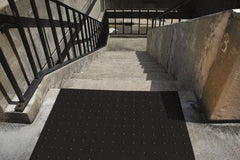 UltraTech - 4 Ft. Long x 2 Ft. Wide, Urethane Surface, Molded Bubble Entrance Matting - Outdoor, Heavy Traffic, Urethane, Black - Makers Industrial Supply