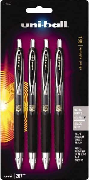 Prismacolor - 0.38mm Retractable Pen - Black - Makers Industrial Supply