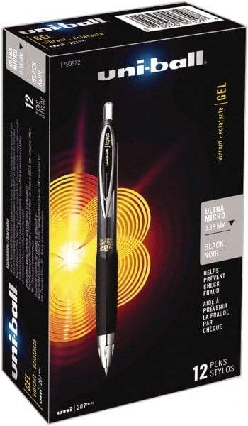 Prismacolor - 0.38mm Retractable Pen - Black - Makers Industrial Supply