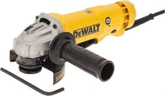 DeWALT - 4-1/2" Wheel Diam, 11,000 RPM, Corded Angle & Disc Grinder - 5/8-11 Spindle, 120 Volts, 11 Amps - Makers Industrial Supply