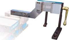 Kurt - 3-1/2" Jaw Width, 3-3/4" Jaw Opening Capacity, Horizontal Stationary Machine Vise - Manual Operation, 4,000 Lb Capacity, 1 Station, 20.86" Long x 271.51mm High x 1-1/4" Deep, 1.235" Jaw Height, 4,000 Lb Max Clamp Force, Ductile Iron - Makers Industrial Supply