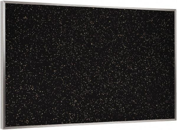 Ghent - 72-1/2" Wide x 48-1/2" High Open Cork Bulletin Board - Rubber, Tan Speckled - Makers Industrial Supply