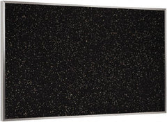 Ghent - 72-1/2" Wide x 48-1/2" High Open Cork Bulletin Board - Rubber, Tan Speckled - Makers Industrial Supply