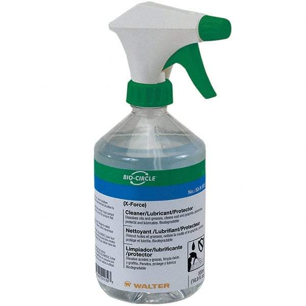 WALTER Surface Technologies - 16.9 oz Plastic Bottle & Trigger Sprayer - Clear - Makers Industrial Supply