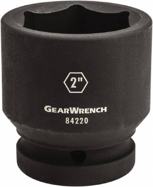 GearWrench - 1" Drive 1-1/8" Standard Impact Socket - 6 Points, 2-15/34" OAL - Makers Industrial Supply