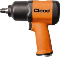 Cleco - 1" Drive, 5,500 RPM, 1,300 Ft/Lb Torque Impact Wrench - Pistol Grip Handle, 1,000 IPM, 40.5 CFM, 90 psi, 1/4" NPT Inlet - Makers Industrial Supply