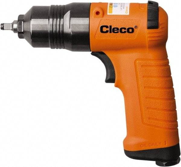 Cleco - 1/2" Drive, 8,500 RPM, 780 Ft/Lb Torque Impact Wrench - Pistol Grip Handle, 1,200 IPM, 19.5 CFM, 90 psi, 1/4" NPT Inlet - Makers Industrial Supply