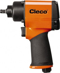 Cleco - 3/8" Drive, 10,000 RPM, 450 Ft/Lb Torque Impact Wrench - Pistol Grip Handle, 1,600 IPM, 27 CFM, 90 psi, 1/4" NPT Inlet - Makers Industrial Supply