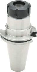 Parlec - 3mm to 30mm Capacity, 4" Projection, CAT50 Taper Shank, ER40 Collet Chuck - 8" OAL - Exact Industrial Supply