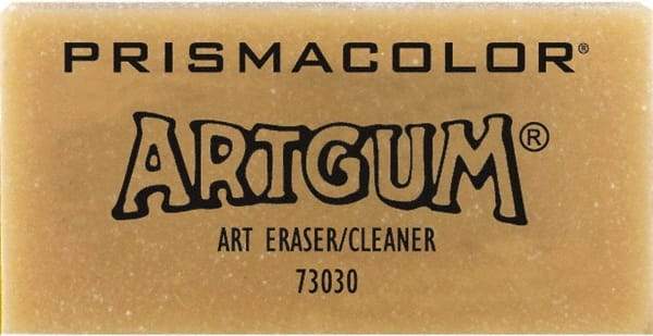 Prismacolor - Rectangle Rubber Art Gum Eraser - Tan - Makers Industrial Supply