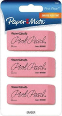 Paper Mate - Rectangle Rubber Eraser - Pink - Makers Industrial Supply