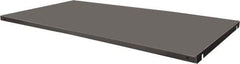 Durham - Gray, Steel, Cabinet Shelf - 33-15/16" Wide x 16-27/32" Deep x 3" High Body - Makers Industrial Supply