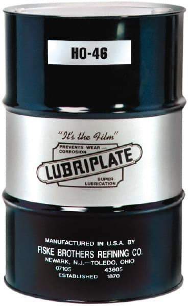 Lubriplate - 55 Gal Drum, Mineral Hydraulic Oil - SAE 20, ISO 46, 46.34 cSt at 40°, 6.4 cSt at 100°C - Makers Industrial Supply