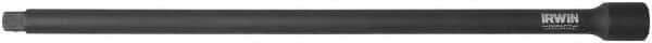 Irwin - 3/8" Drive Standard Socket Extension - 12" OAL, Black Oxide Finish - Makers Industrial Supply