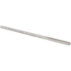 Alvord Polk - #30 Cobalt 4 Flute Chucking Reamer - Straight Flute, 0.119" Straight Shank, 7/8" Flute Length, 3-1/2" OAL - Makers Industrial Supply