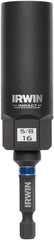 Irwin - 3/8" Drive Reverse Spiral Flute Hex Bolt Remover - 1/4" Hex, 2-1/2" OAL - Makers Industrial Supply