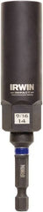 Irwin - 3/8" Drive Reverse Spiral Flute Hex Bolt Remover - 1/4" Hex, 2-1/2" OAL - Makers Industrial Supply