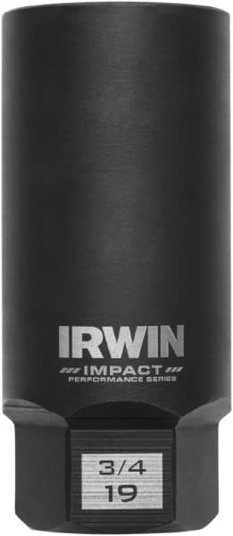 Irwin - 3/8" Drive Reverse Spiral Flute Hex Bolt Remover - 1/4" Hex, 2-1/2" OAL - Makers Industrial Supply