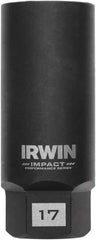 Irwin - 3/8" Drive Reverse Spiral Flute Hex Bolt Remover - 1/4" Hex, 2-1/2" OAL - Makers Industrial Supply