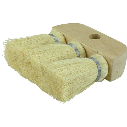 6-1/4″ 3-Knot Roof Brush, White Tampico Fill - Makers Industrial Supply