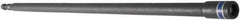 Irwin - 1/4" Magnetic Nutsetter - 1/4" Hex Drive, 12" OAL, 7/16" Socket Nose Diam - Makers Industrial Supply