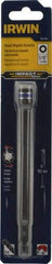 Irwin - 5/16" Magnetic Nutsetter - 1/4" Hex Drive, 6" OAL, 1/2" Socket Nose Diam - Makers Industrial Supply