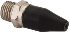 Value Collection - Blow Gun Non-Safety Nozzle - 1/8 NPSM, 1" Hose Length, Rubber - Makers Industrial Supply