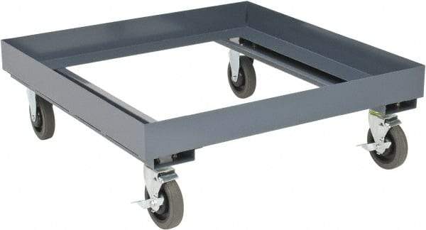 Value Collection - Gray, Polypropylene/Steel, Cabinet Caster/Bracket - For Use with WS-MH-CAB-004 - Makers Industrial Supply