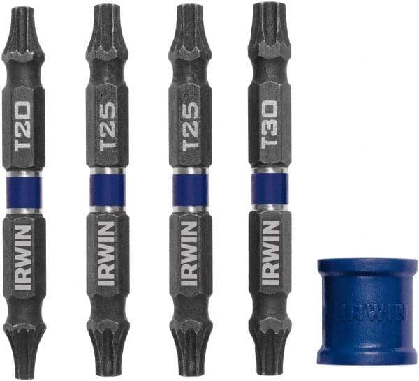 Irwin - 5 Piece, Torx Handle, Double End Bit Set - Makers Industrial Supply