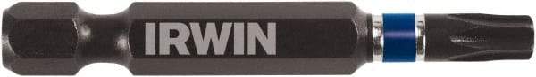 Irwin - T25 Torx Bit - 1/4" Hex Drive, 2" OAL - Makers Industrial Supply