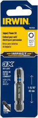 Irwin - T27 Torx Bit - 1/4" Hex Drive, 2" OAL - Makers Industrial Supply