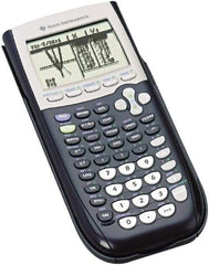 Texas Instruments - LCD Scientific Calculator - 3-3/8 x 7-1/2 Display Size, Black, Battery Powered, 10-1/2" Long x 7-1/2" Wide - Makers Industrial Supply