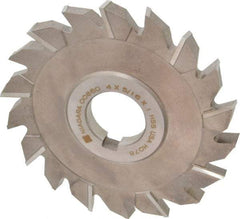 Keo - 4" Diam x 5/16" Width of Cut, 18 Teeth, High Speed Steel Side Milling Cutter - Staggered Teeth, Uncoated - Makers Industrial Supply