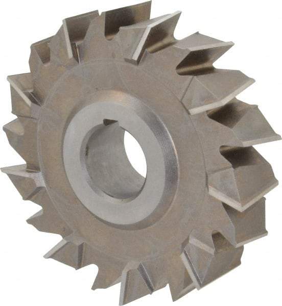 Keo - 4" Diam x 1" Width of Cut, 18 Teeth, High Speed Steel Side Milling Cutter - Staggered Teeth, Uncoated - Makers Industrial Supply