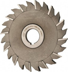 Keo - 5" Diam x 1/4" Width of Cut, 24 Teeth, High Speed Steel Side Milling Cutter - Staggered Teeth, Uncoated - Makers Industrial Supply